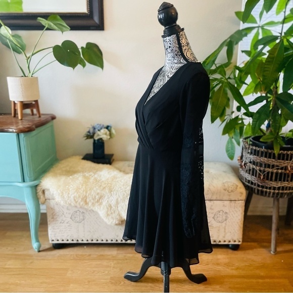 BCBGeneration Flirty Lace & Chiffon Mini Dress, Size 6 - Picture 6 of 9